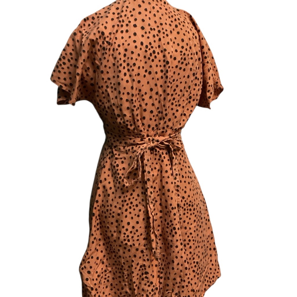 Marine Layer Mini Dress with Black Dot Print - Picture 5 of 7